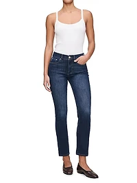 Mara Straight Mid Rise Instasculpt Ankle Jeans