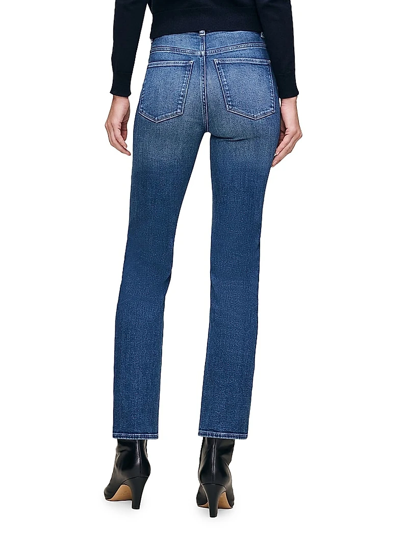 Halle Straight High Rise Instasculpt Jeans
