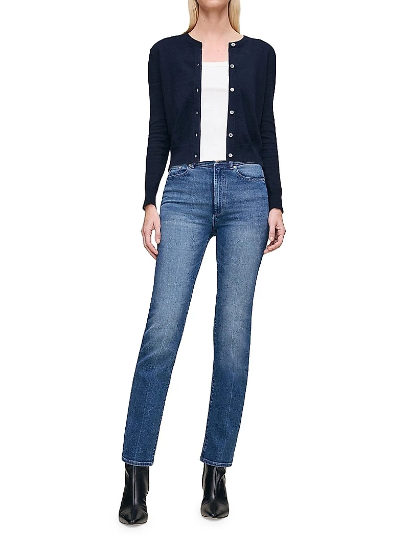 Halle Straight High Rise Instasculpt Jeans