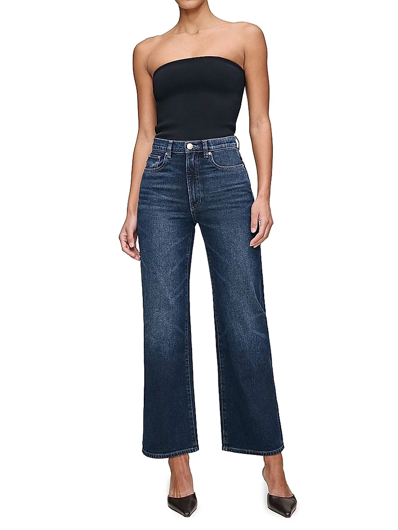 Karmine Refined Wide Leg Sculpt System High Rise Jeans