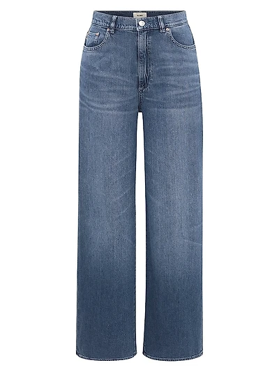 Hepburn Wide Leg Aura High Rise Jeans