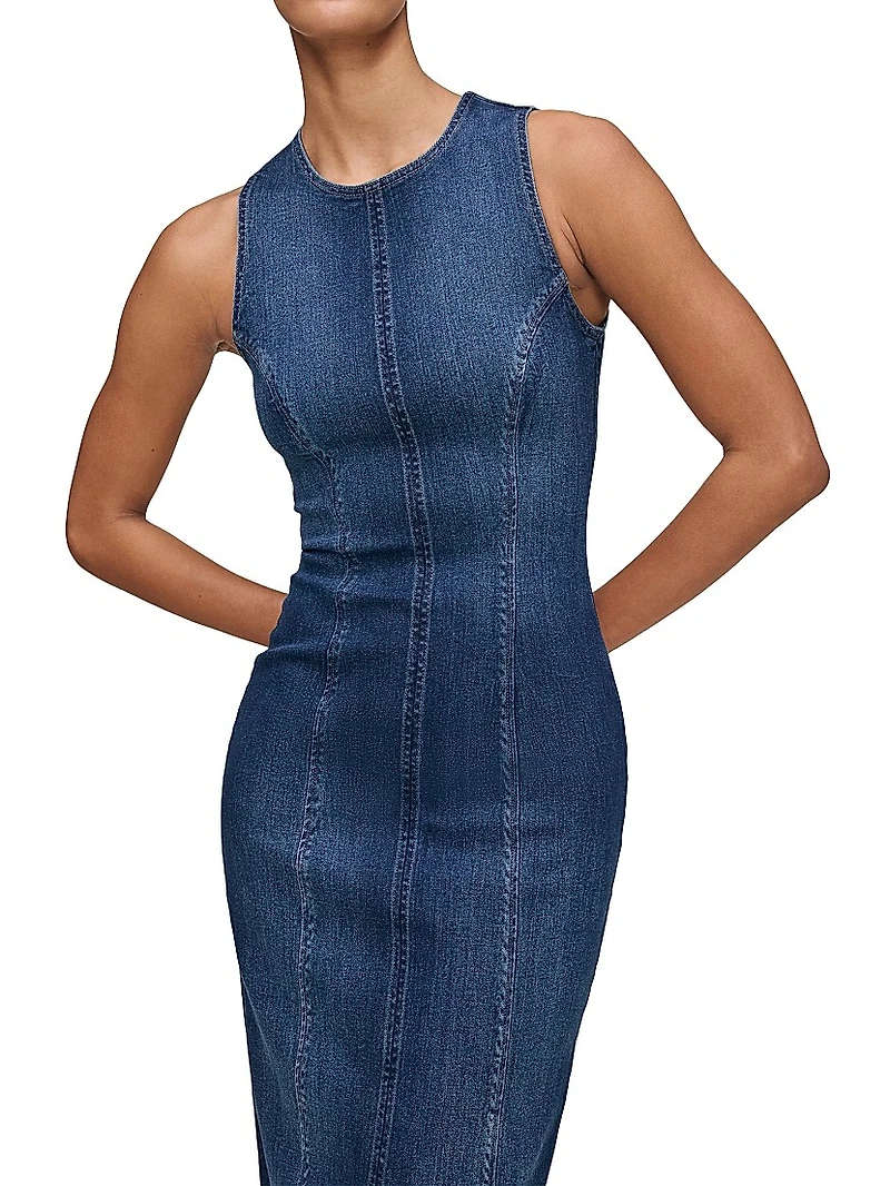 Esme Denim Midi Dress