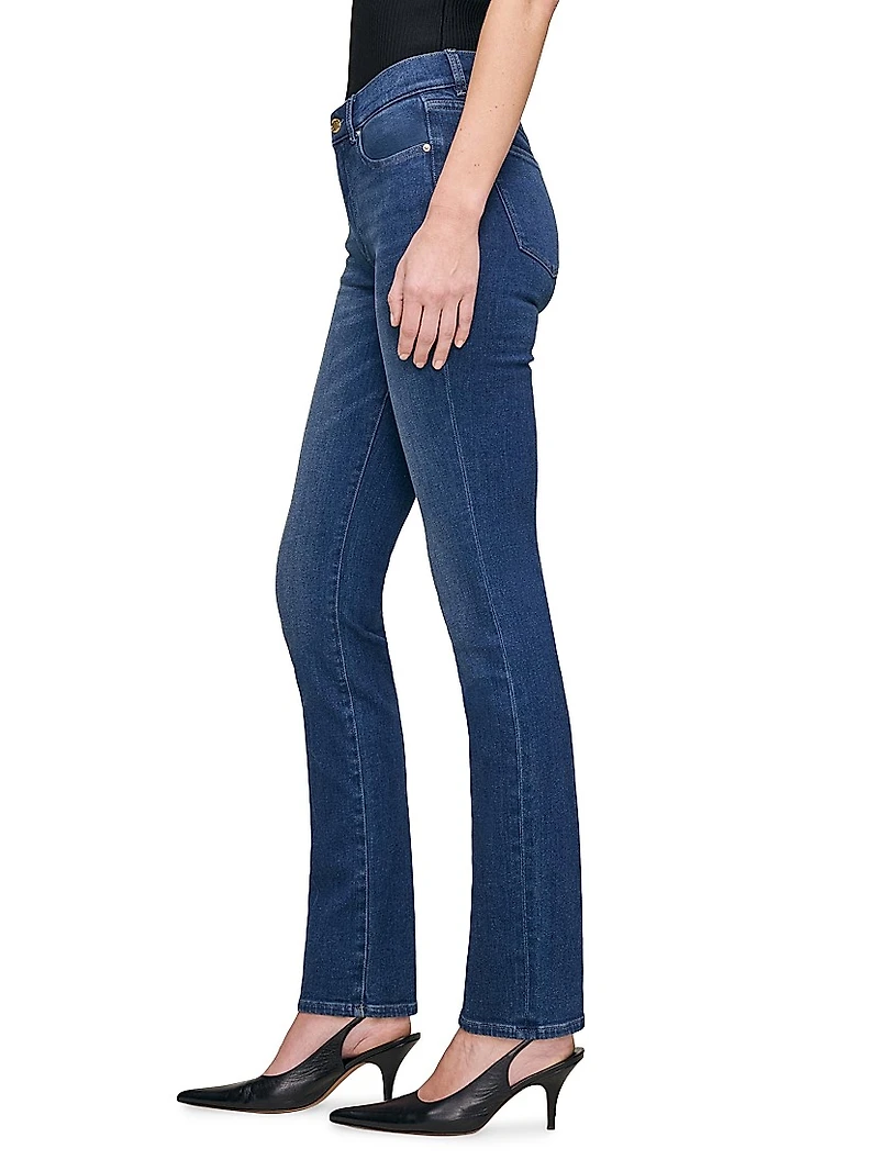Mara Straight Mid Rise Instasculpt Jeans