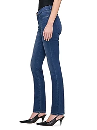 Mara Straight Mid Rise Instasculpt Jeans