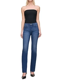 Mara Straight Mid Rise Instasculpt Jeans