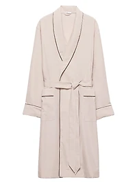 Cotton Blend Robe Coat