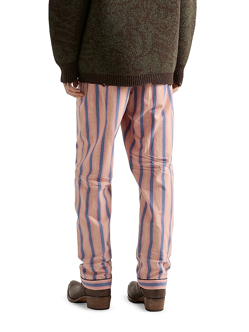 Striped Cotton Pants