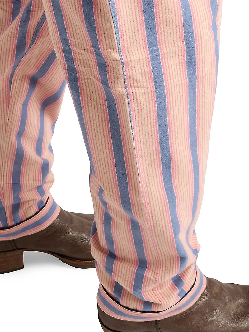 Striped Cotton Pants