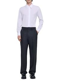 Wool Suit Trousers