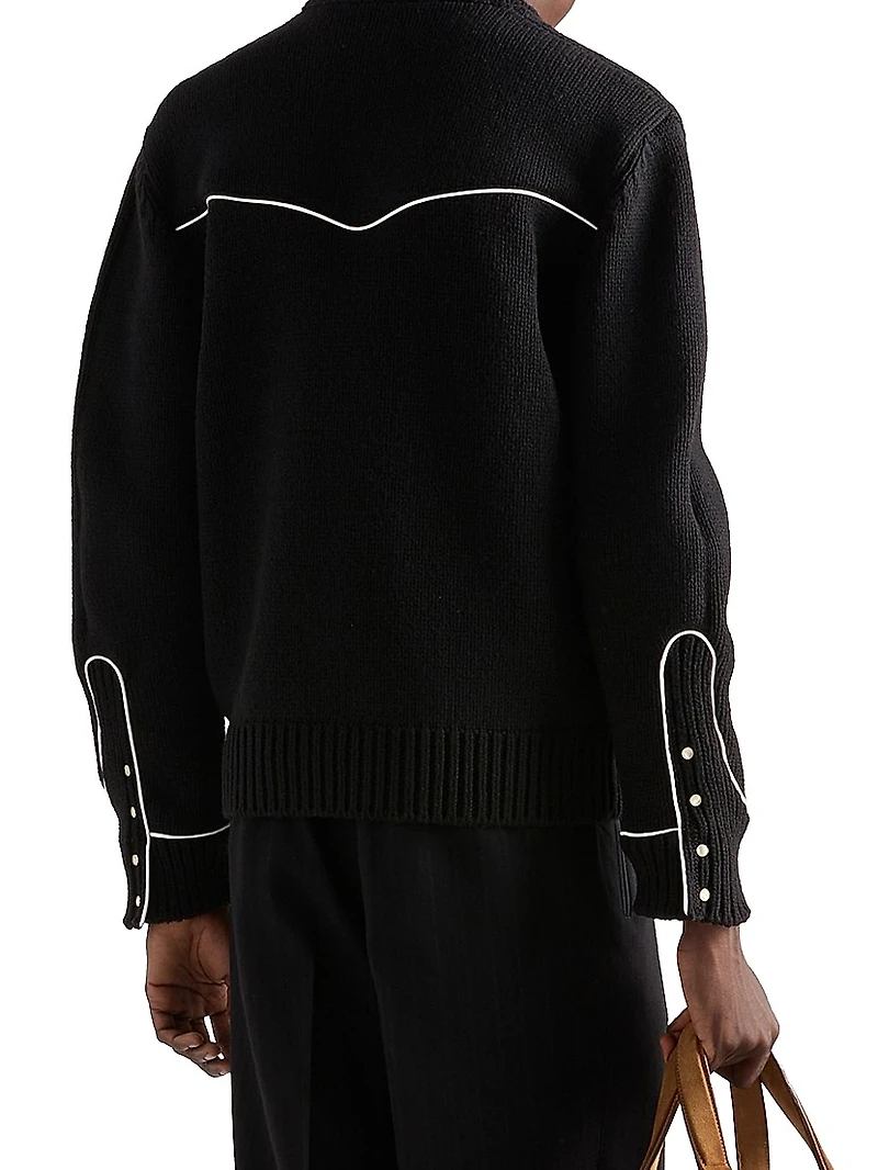 Oversized Shetland Wool Sweater