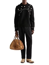 Oversized Shetland Wool Sweater