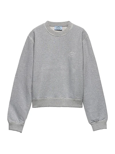 Cotton Crew-Neck Sweatshirt