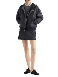 Lightweight Re-Nylon Hooded Blouson Jacket