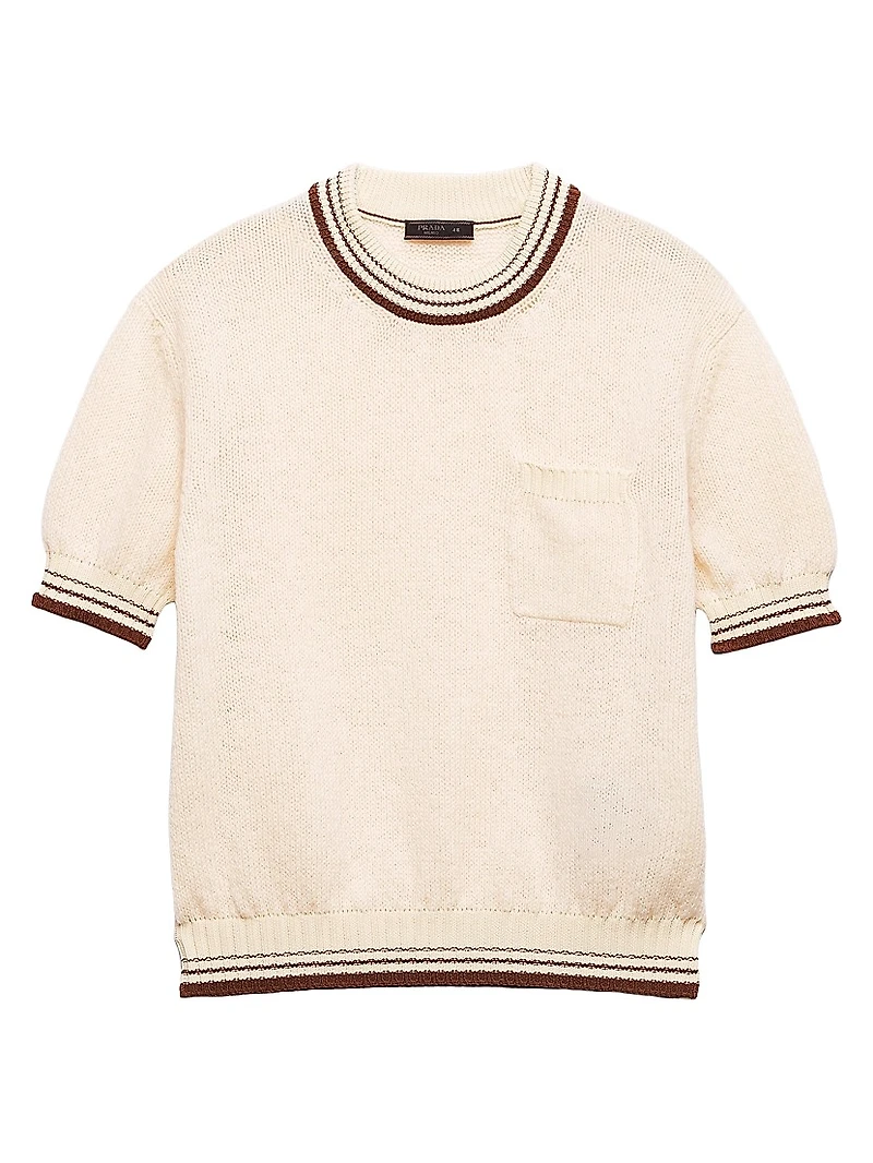 Shetland Wool Crew-Neck Sweater