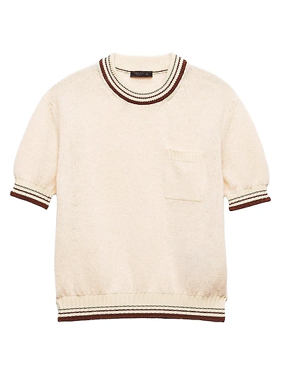 Shetland Wool Crew-Neck Sweater