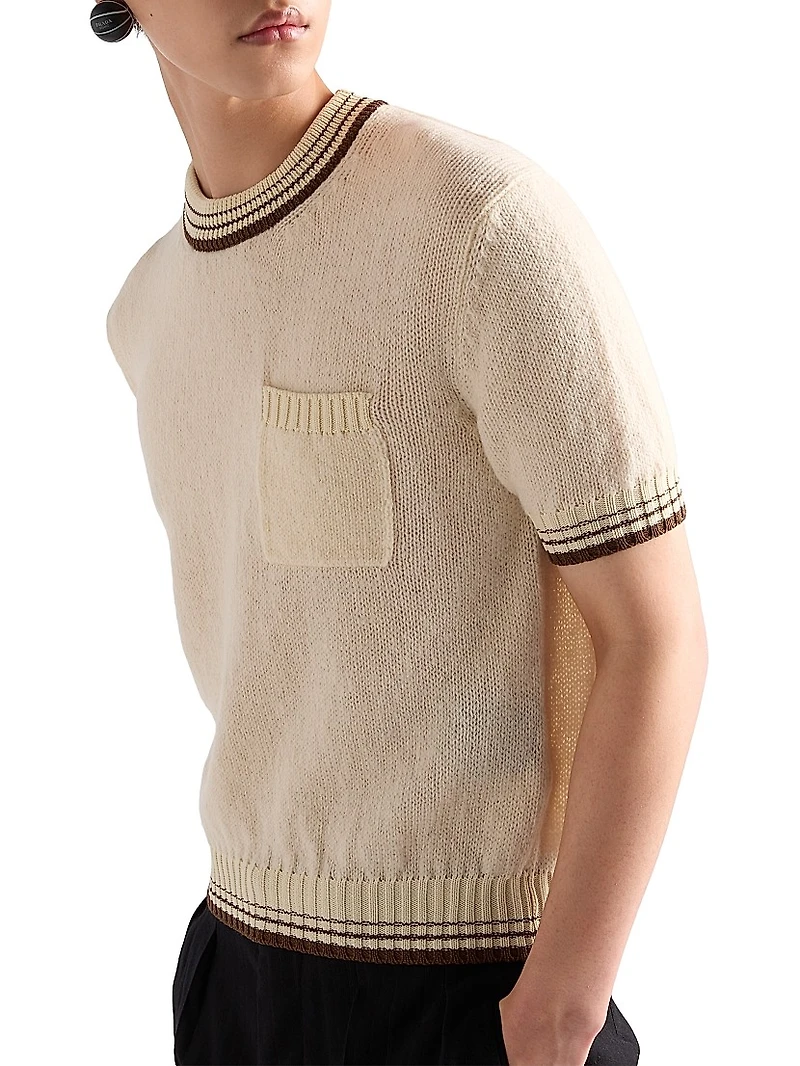 Shetland Wool Crew-Neck Sweater