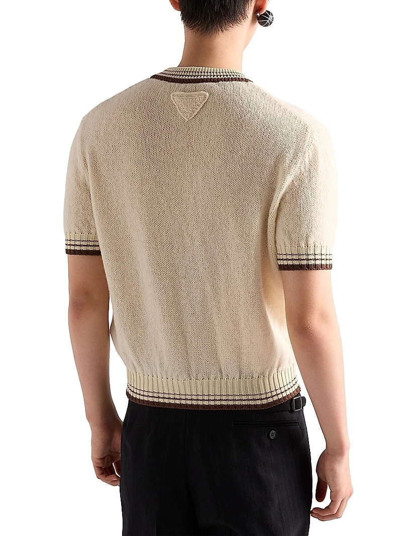 Shetland Wool Crew-Neck Sweater