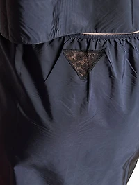 Light Re-Nylon Pencil Skirt