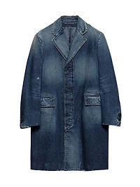 Washed Denim Coat