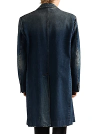 Washed Denim Coat