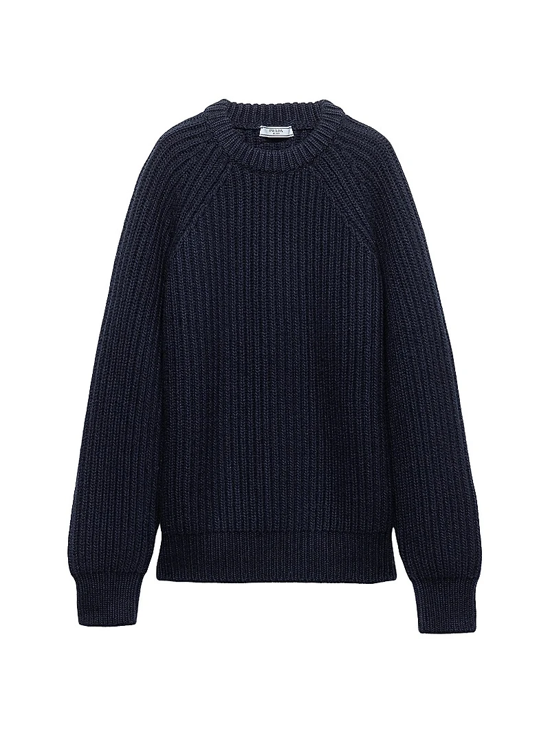 Wool and Cashmere Crew-Neck Sweater