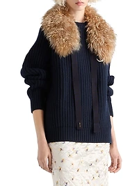 Wool and Cashmere Crew-Neck Sweater