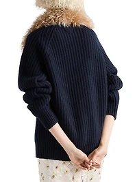 Wool and Cashmere Crew-Neck Sweater