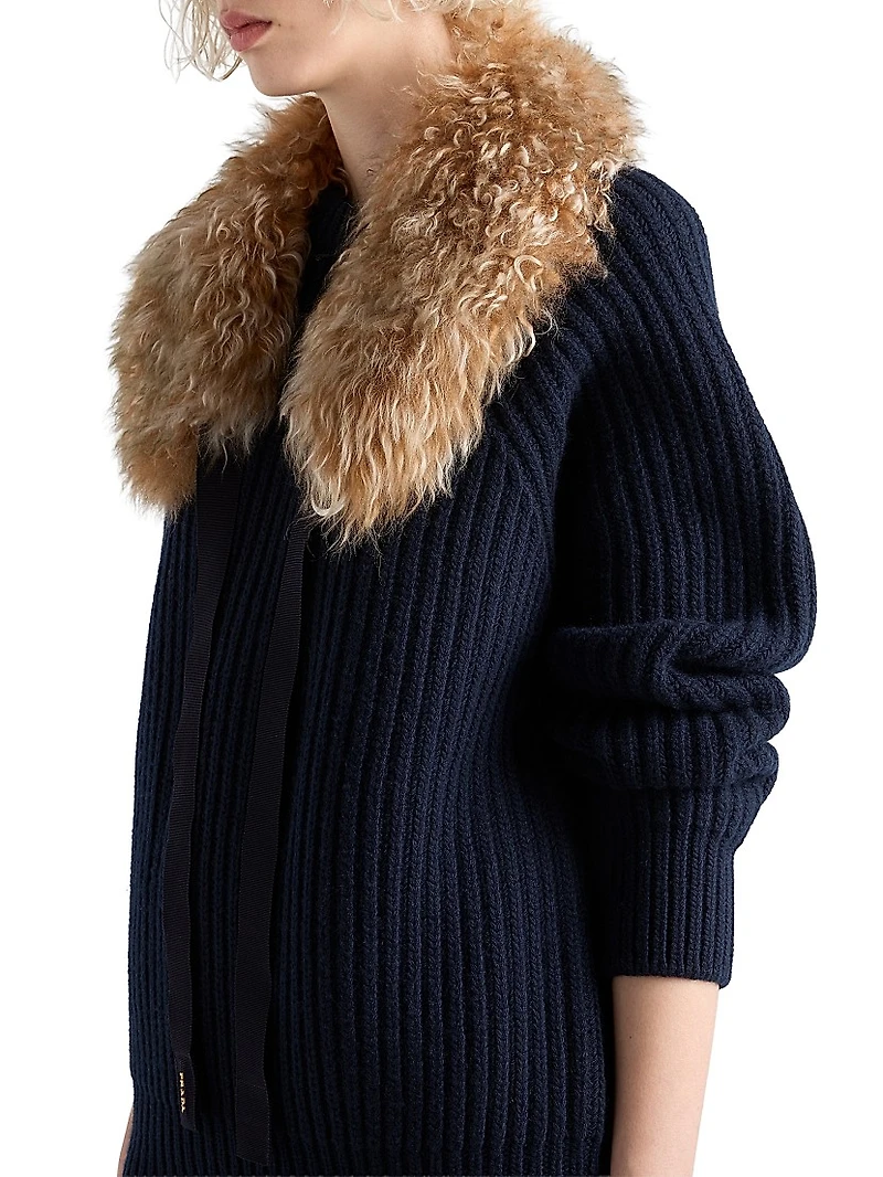 Wool and Cashmere Crew-Neck Sweater