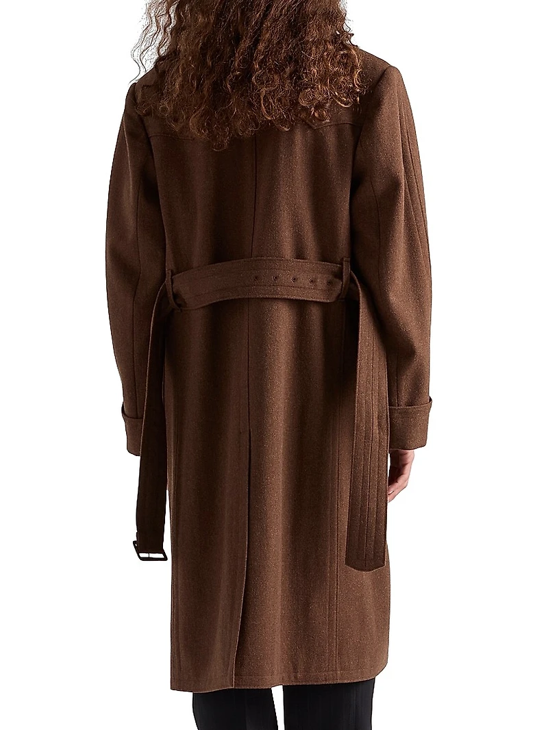 Double-Breasted Wool Coat