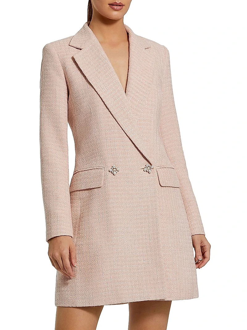 Boucle Blazer Minidress