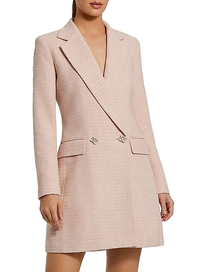 Boucle Blazer Minidress