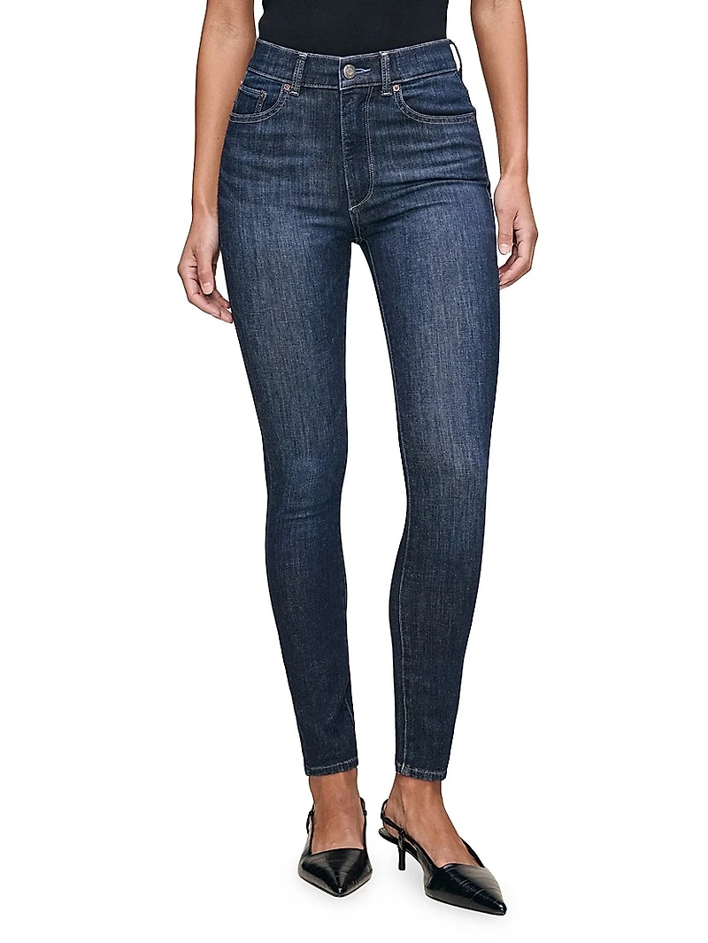 Farrow Skinny High Rise Instasculpt Ankle Jeans