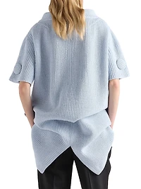 Mouliné Wool Knit Dress