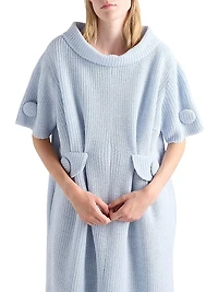 Mouliné Wool Knit Dress