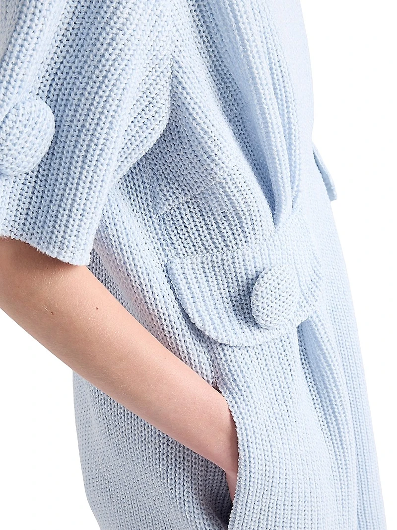 Mouliné Wool Knit Dress