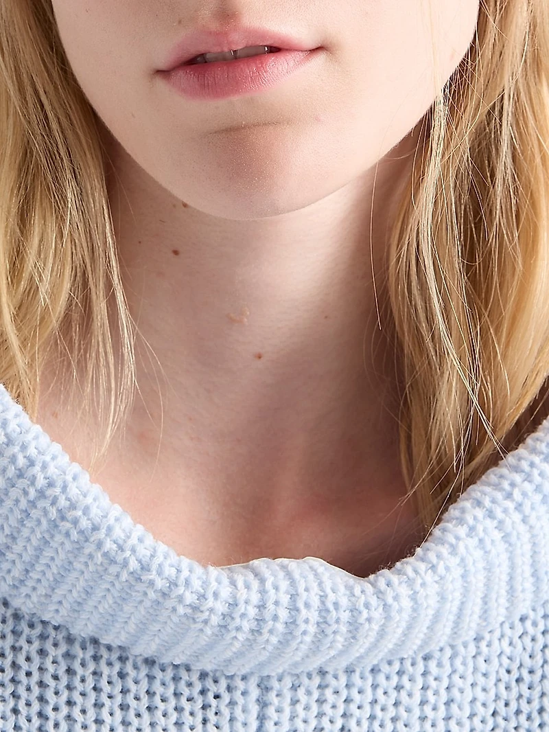 Mouliné Wool Knit Dress