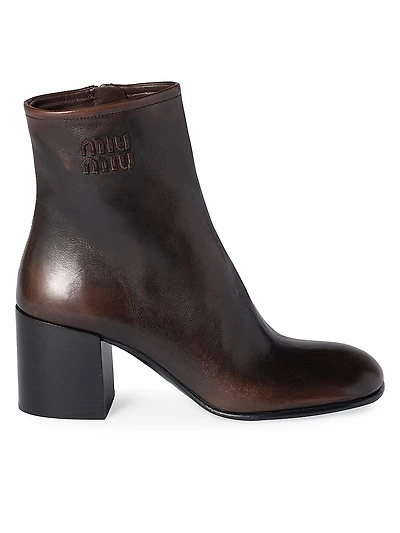 Fume Calf Booties
