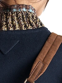 Double Cashmere and Wool Bomber Jacket