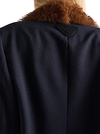 Single-Breasted Rush Stitch Jacket