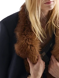 Single-Breasted Rush Stitch Jacket