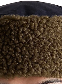 Poplin Trapper Hat with Fleece Lining