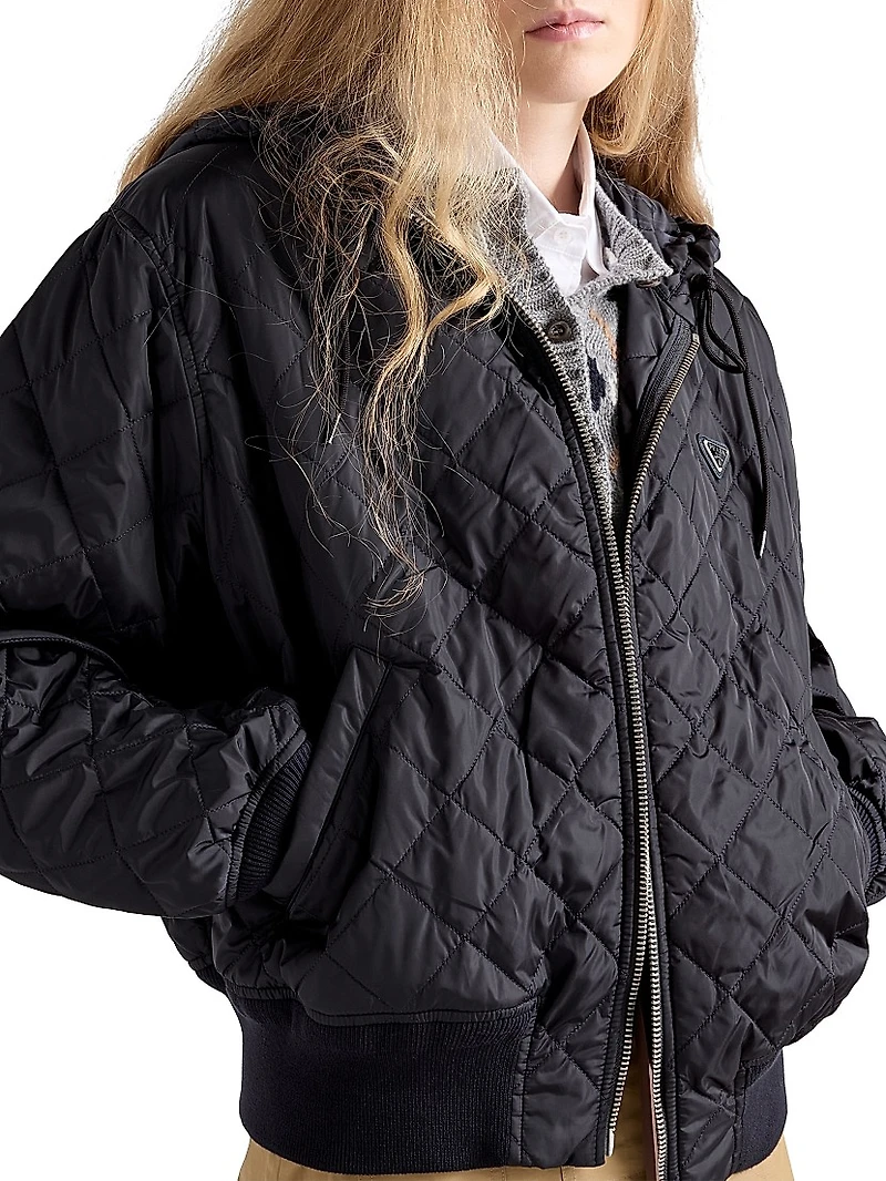 Lightweight Quilted Re-Nylon Jacket