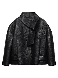 Bonded Nappa Leather Jacket