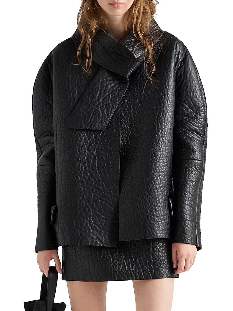 Bonded Nappa Leather Jacket