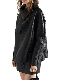 Bonded Nappa Leather Jacket