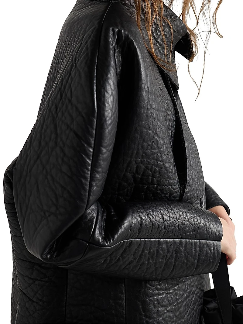 Bonded Nappa Leather Jacket