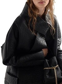 Bonded Nappa Leather Jacket