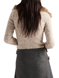 Wool and Linen Polo Sweater