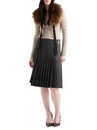 Wool and Linen Polo Sweater