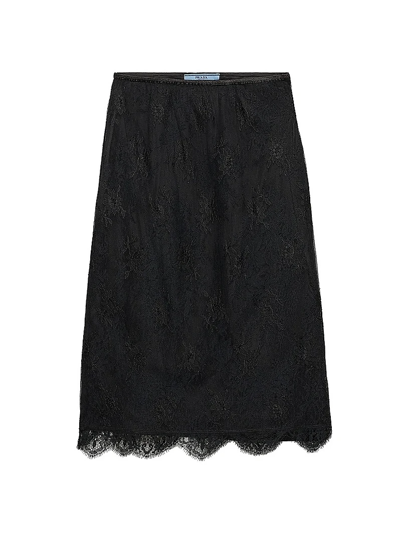 Lace Pencil Skirt